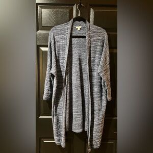 J. Jill Marled Knit Long Cardigan Sweater
